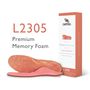 Women&#39;s Premium Memory Foam Med/High Arch W/ Metatarsal Support